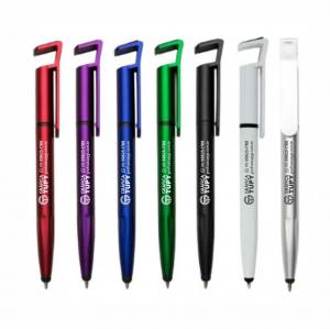 Canetas Touch Personalizadas Plastico Tamanho impressão: 0,7 x 5 cm Colorido + Branco 5x0 (impresão de 1 lado)   