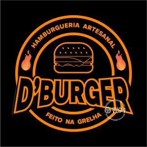 Banner Impresso em Lona Personalizado Para Hamburgueria Hamburguer