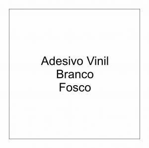 Z - Adesivo de Vinil Branco Fosco Terceirizados - m² Vinil Branco Formato mínimo 2,5x2,5 cm Colorido frente 4x0  Com meio corte personalizado Os adesivos são entregues em cartela.
