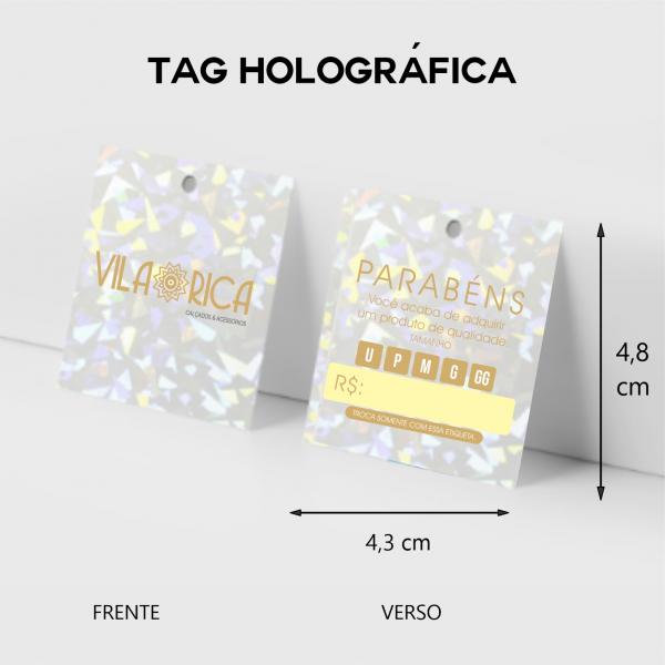 Tags Mini Holograficas